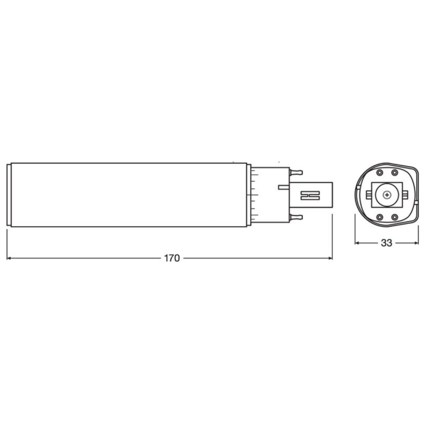 Λαμπτήρας LED G24q-3/10W/230V 4000K - Osram
