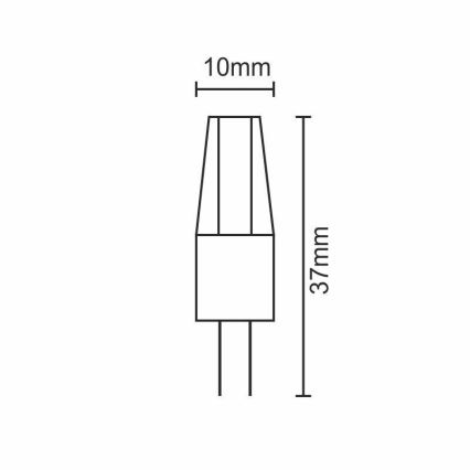 Λαμπτήρας LED G4/2W/12V 2800K