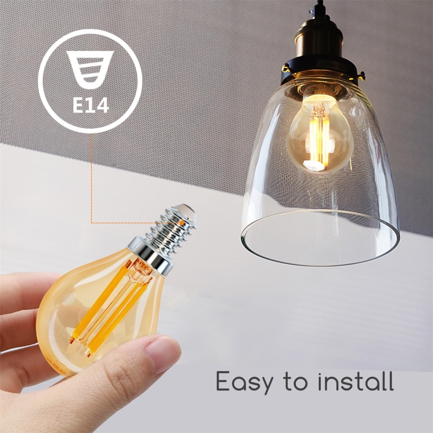 Λαμπτήρας LED G45 E14/4W/230V 2200K - Aigostar
