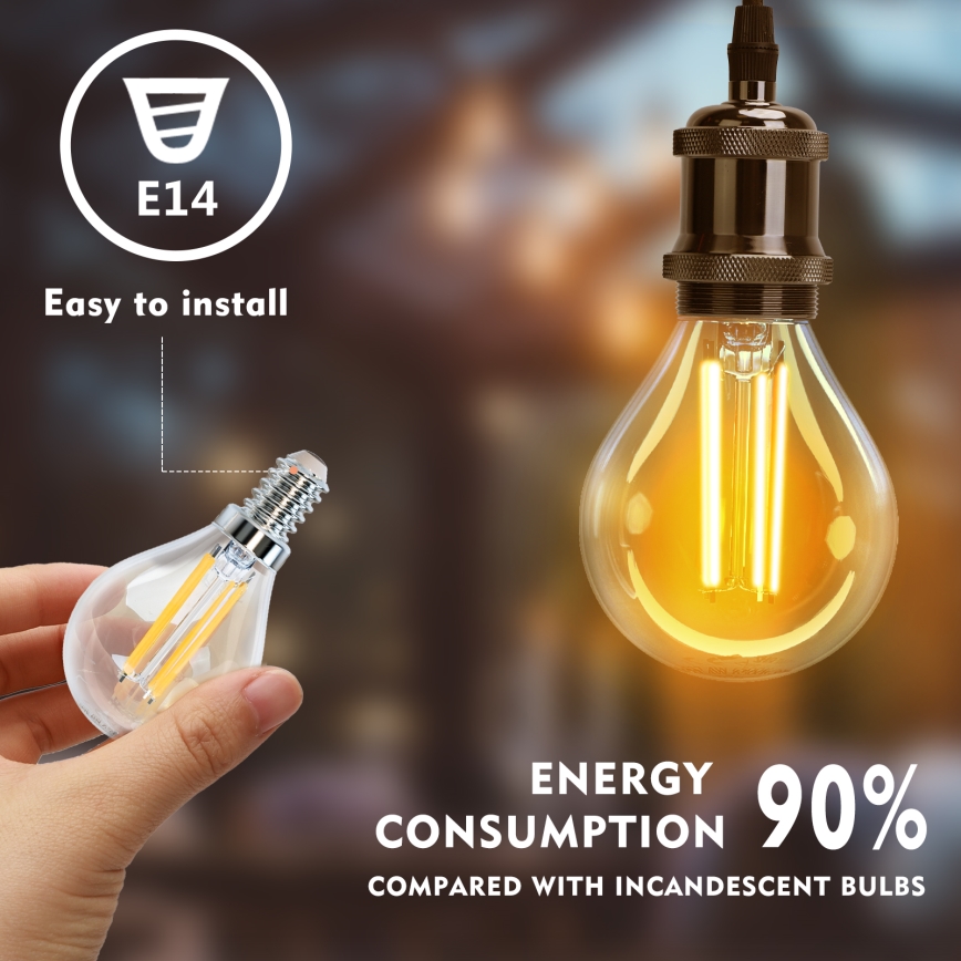 Λαμπτήρας LED G45 E14/4W/230V 2700K - Aigostar