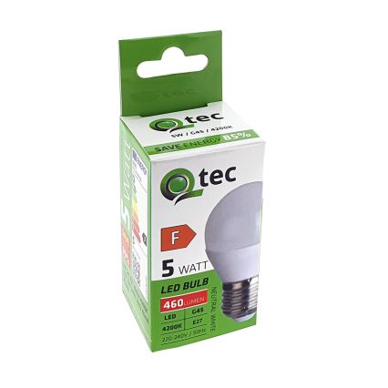Λαμπτήρας LED G45 E27/5W/230V 4200K