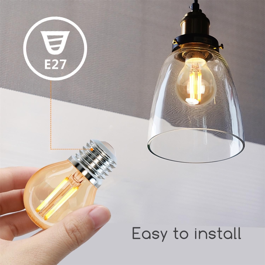 Λαμπτήρας LED G45 E27/6W/230V 2200K - Aigostar