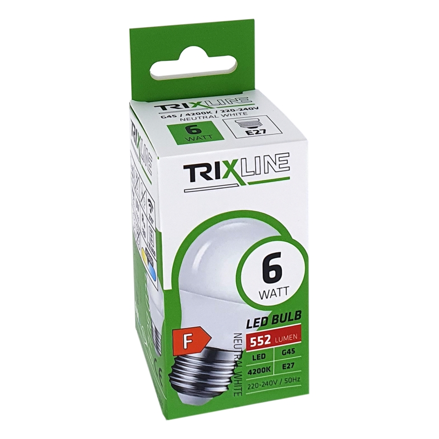 Λαμπτήρας LED G45 E27/6W/230V 4200K