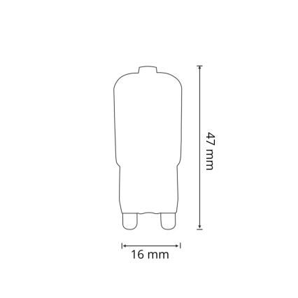 Λαμπτήρας LED G9/2,5W/230V 6400K