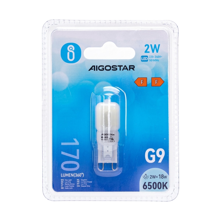 Λαμπτήρας LED G9/2W/230V 6500K - Aigostar