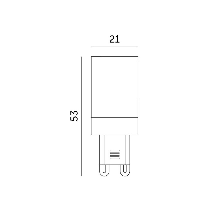 Λαμπτήρας LED G9/3W/230V 4000K 100°