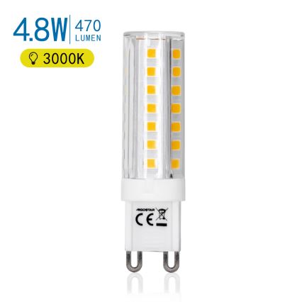 Λαμπτήρας LED G9/4,8W/230V 3000K - Aigostar