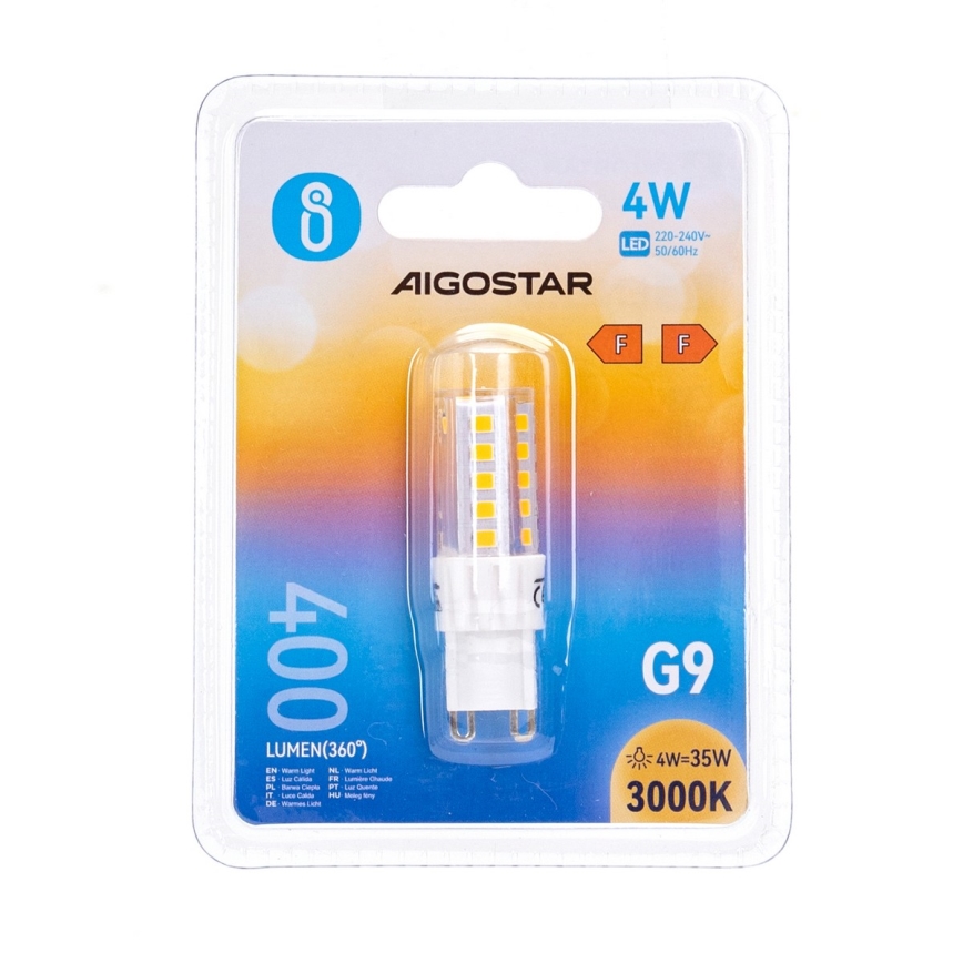 Λαμπτήρας LED G9/4W/230V 3000K - Aigostar