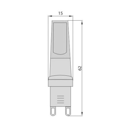 Λαμπτήρας LED G9/4W/230V 3000K