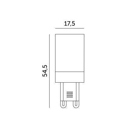 Λαμπτήρας LED G9/4W/230V 3000K