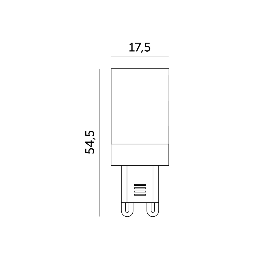 Λαμπτήρας LED G9/4W/230V 3000K