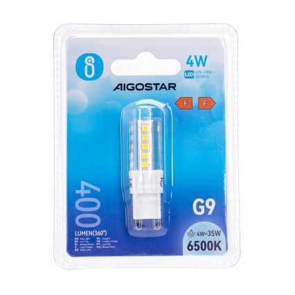 Λαμπτήρας LED G9/4W/230V 6500K - Aigostar