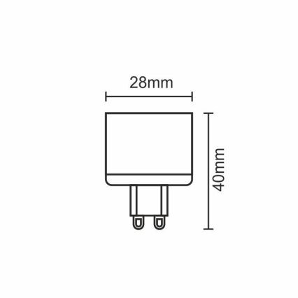 Λαμπτήρας LED G9/5W/230V 4000K