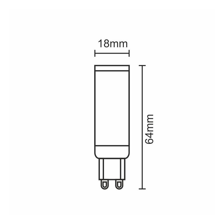 Λαμπτήρας LED G9/7W/230V 4000K