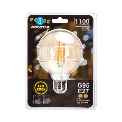 Λαμπτήρας LED G95 E27/10W/230V 2200K - Aigostar