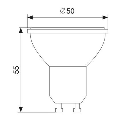 Λαμπτήρας LED GU10/1,5W/230V 6000K