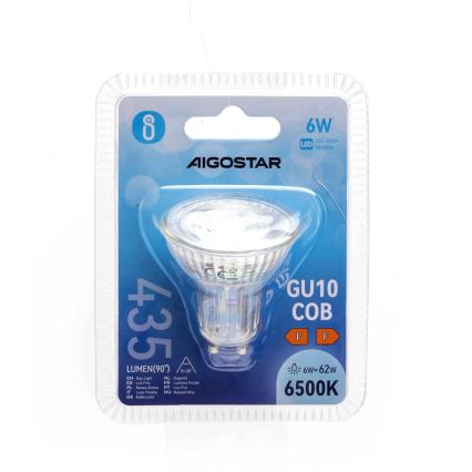 Λαμπτήρας LED GU10/6W/230V 6500K - Aigostar