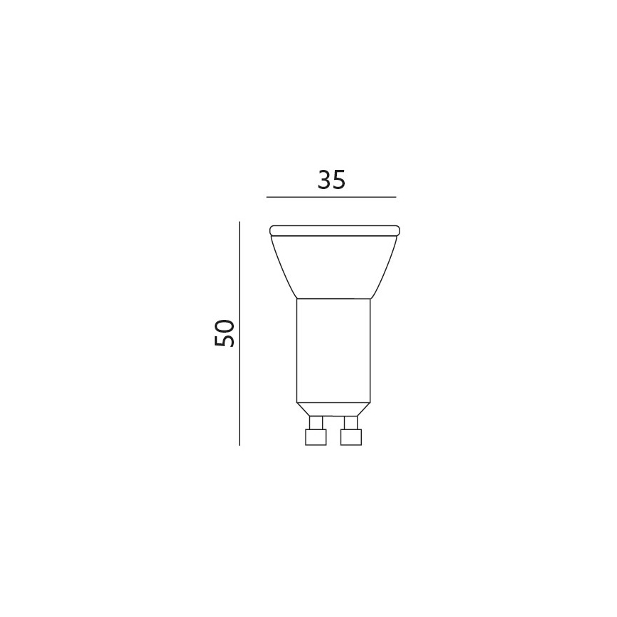 Λαμπτήρας LED GU10-MR11/4W/230V 4000K