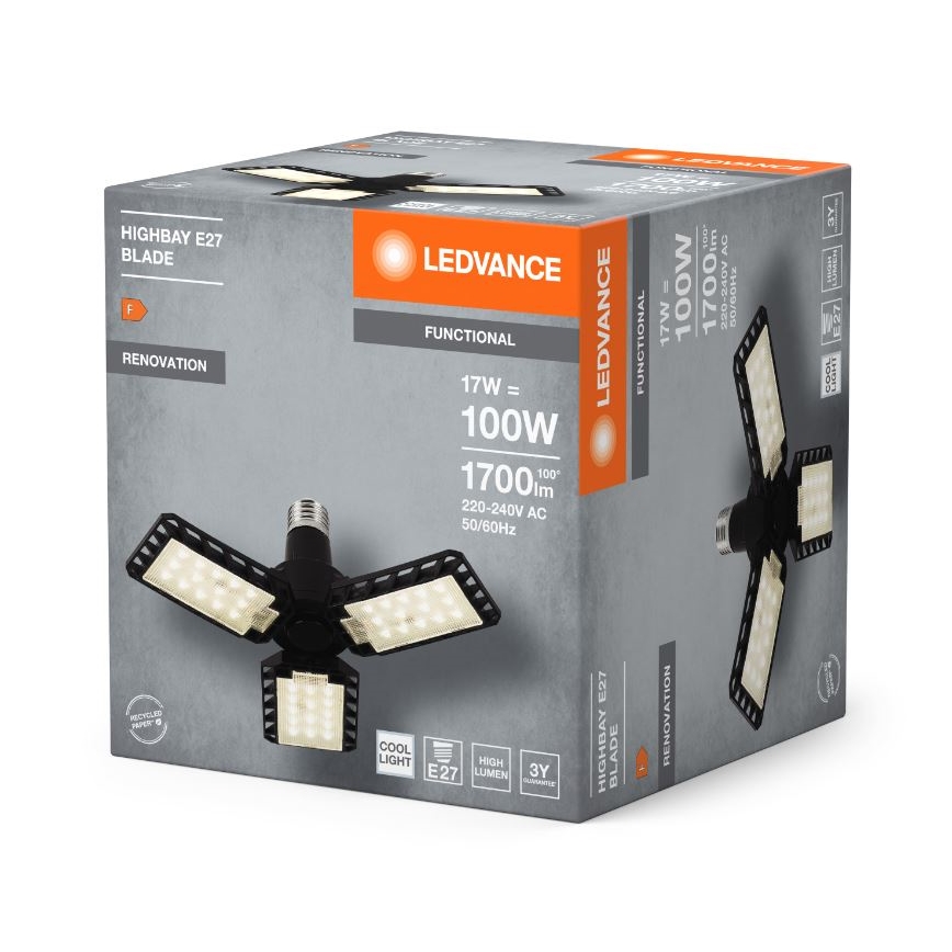 Λαμπτήρας LED HIGHBAY E27/17W/230V 4000K - Ledvance