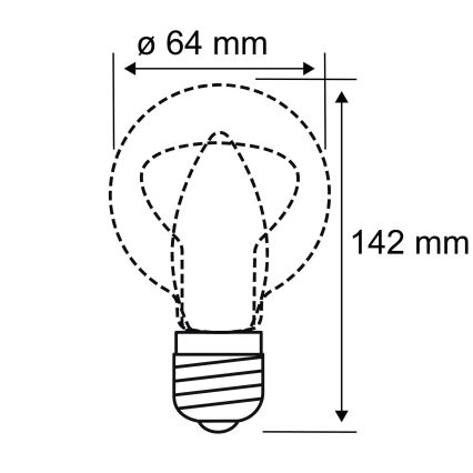 Λαμπτήρας LED INNER ST64 E27/3,5W/230V 1800K - Paulmann 28880