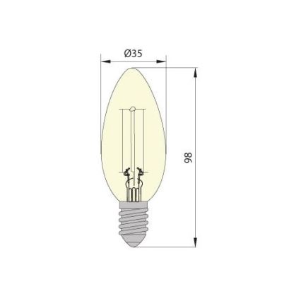 Λαμπτήρας LED LEDSTAR CLASIC E14/5W/230V 3000K