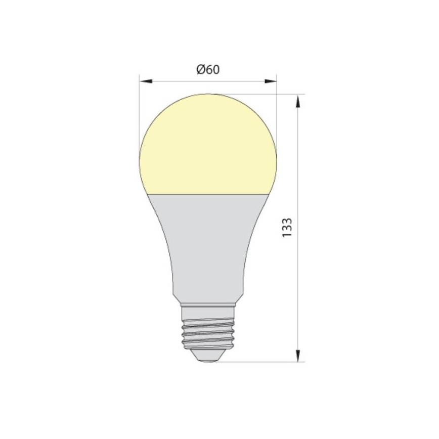 Λαμπτήρας LED LEDSTAR ECO A65 E27/20W/230V 4000K