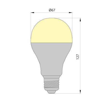 Λαμπτήρας LED LEDSTAR ECO E27/12W/230V