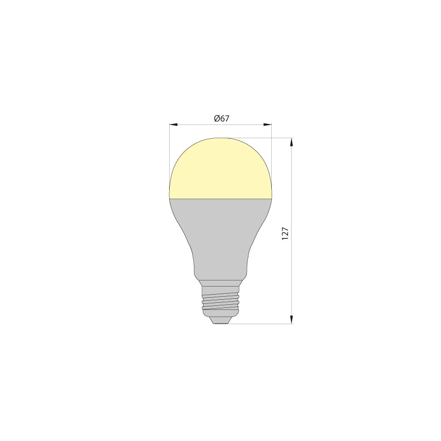 Λαμπτήρας LED LEDSTAR ECO E27/12W/230V