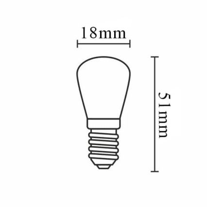 Λαμπτήρας LED MINI E14/3,5W/230V 4000K