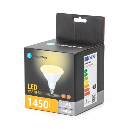 Λαμπτήρας LED PAR38 E27/18W/230V 3000K - Aigostar
