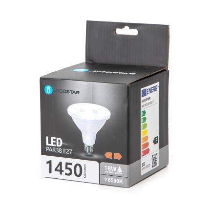 Λαμπτήρας LED PAR38 E27/18W/230V 6500K - Aigostar