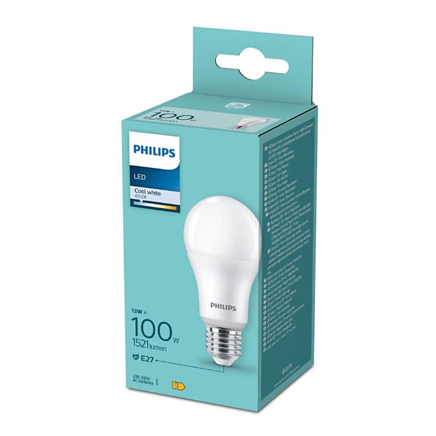 Λαμπτήρας LED Philips A60 E27/13W/230V 4000K