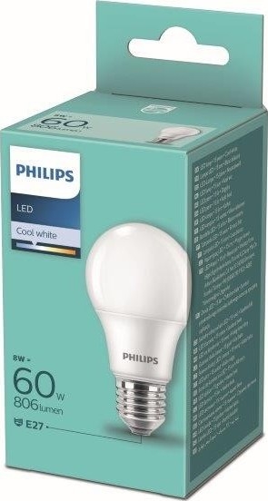 Λαμπτήρας LED Philips A60 E27/8W/230V 4000K
