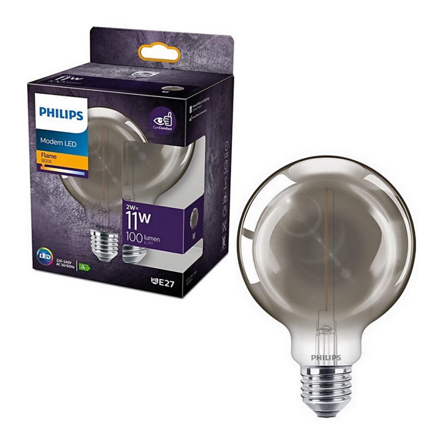 Λαμπτήρας LED Philips E27 / 2W / 230V 1800K