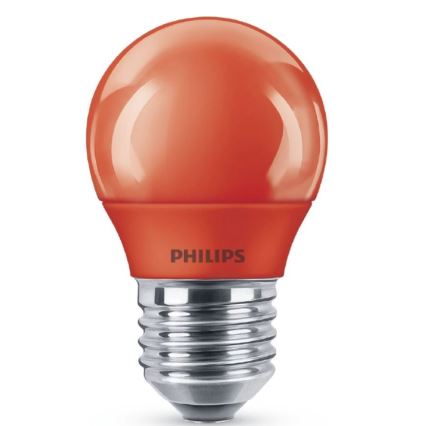 Λαμπτήρας LED Philips E27/3,1W/230V κόκκινος