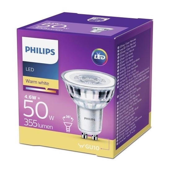 Λαμπτήρας LED Philips GU10/4,6W/230V 2700K