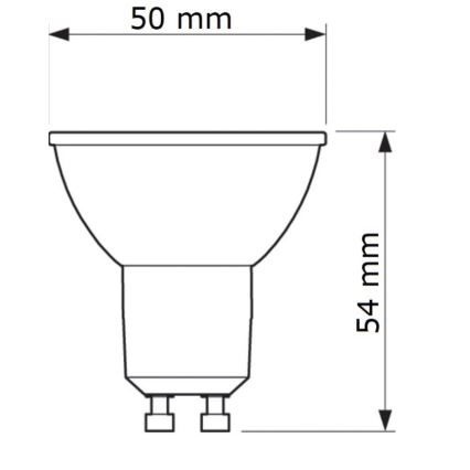 Λαμπτήρας LED Philips GU10/6,7W/230V 6500K