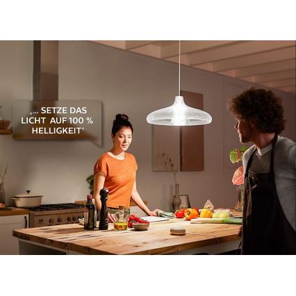 Λαμπτήρας LED Philips Hue WHITE E67 E27/15,5W/230V