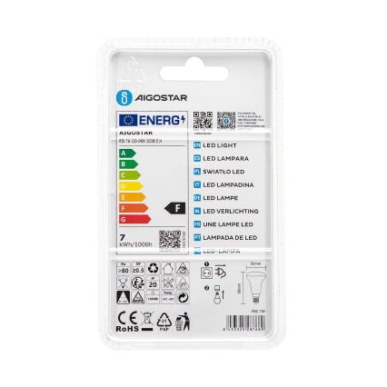 Λαμπτήρας LED R50 E14/7W/230V 3000K - Aigostar