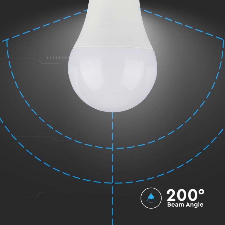 Λαμπτήρας LED SAMSUNG CHIP A60 E27/8,5W/230V 3000K