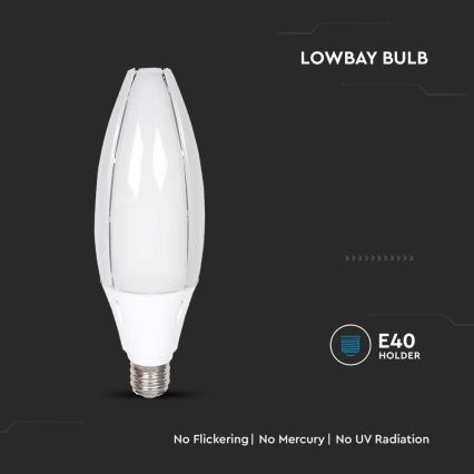 Λαμπτήρας LED SAMSUNG CHIP E40/60W/230V 6500K