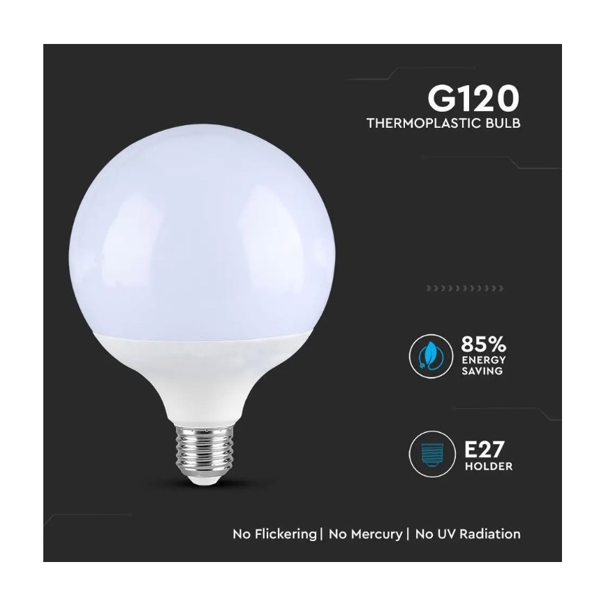 Λαμπτήρας LED SAMSUNG CHIP G120 E27/18W/230V 6400K