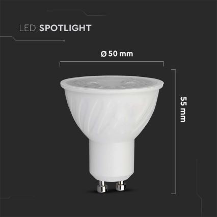 Λαμπτήρας LED SAMSUNG CHIP GU10/6W/230V 4000K
