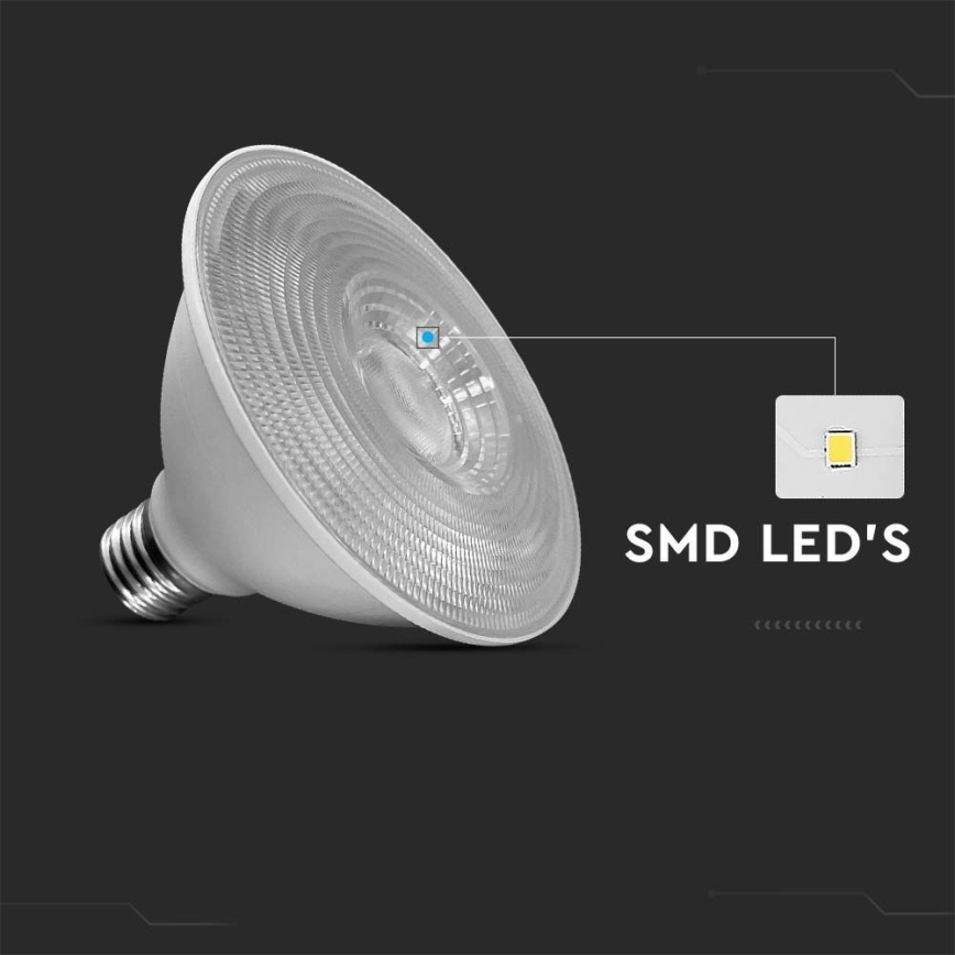 Λαμπτήρας LED SAMSUNG CHIP PAR30 E27/11W/230V 6500K