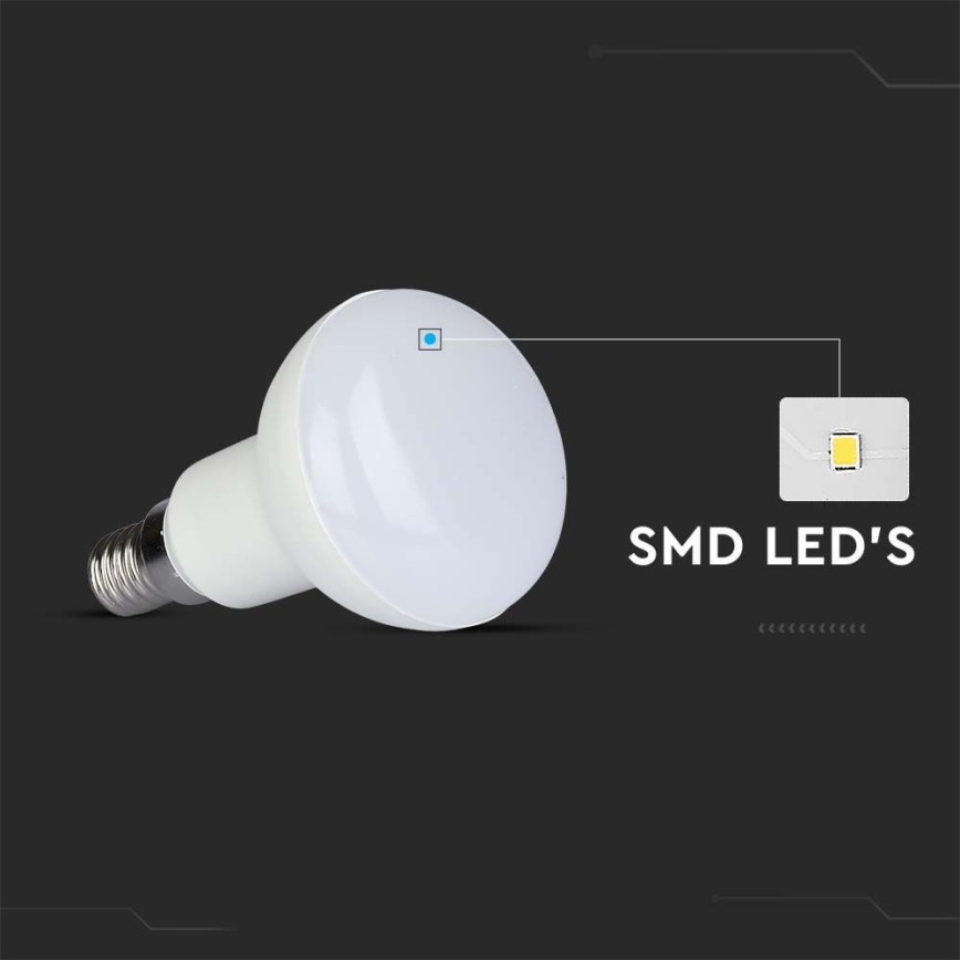 Λαμπτήρας LED SAMSUNG CHIP R50 E14/4,8W/230V 3000K
