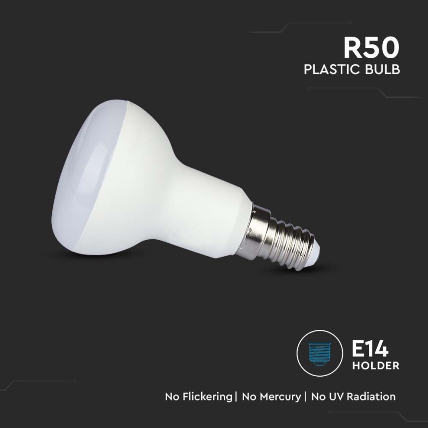 Λαμπτήρας LED SAMSUNG CHIP R50 E14/4,8W/230V 3000K