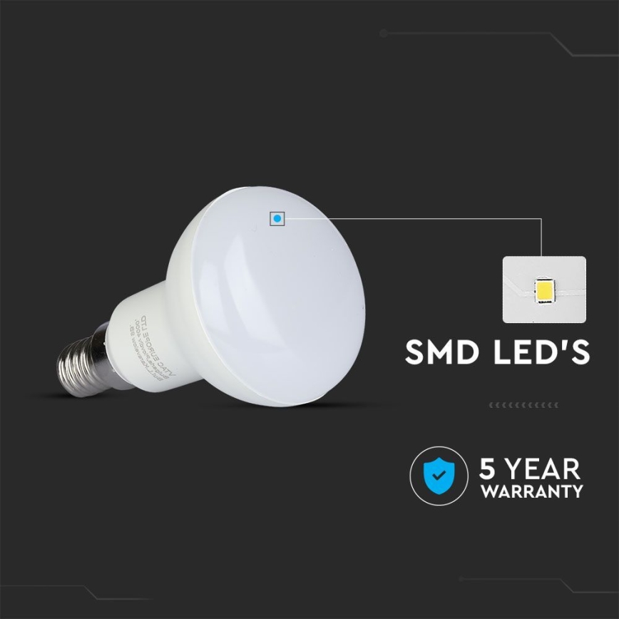 Λαμπτήρας LED SAMSUNG CHIP R50 E14/4,8W/230V 6500K