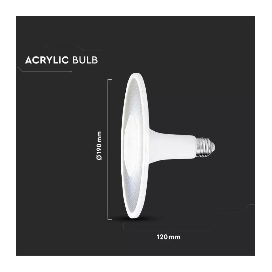 Λαμπτήρας LED SAMSUNG CHIP UFO E27/11W/230V 3000K