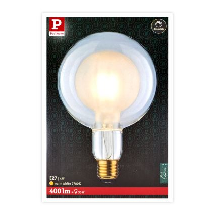 Λαμπτήρας LED SHAPE G125 E27/4W/230V 2700K - Paulmann 28764