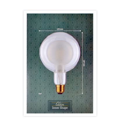 Λαμπτήρας LED SHAPE G125 E27/4W/230V 2700K - Paulmann 28764